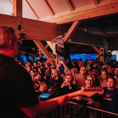 Apartmajska Hisa Mustrinka アパート ツェルクニェ・ナ・ゴレニスケム